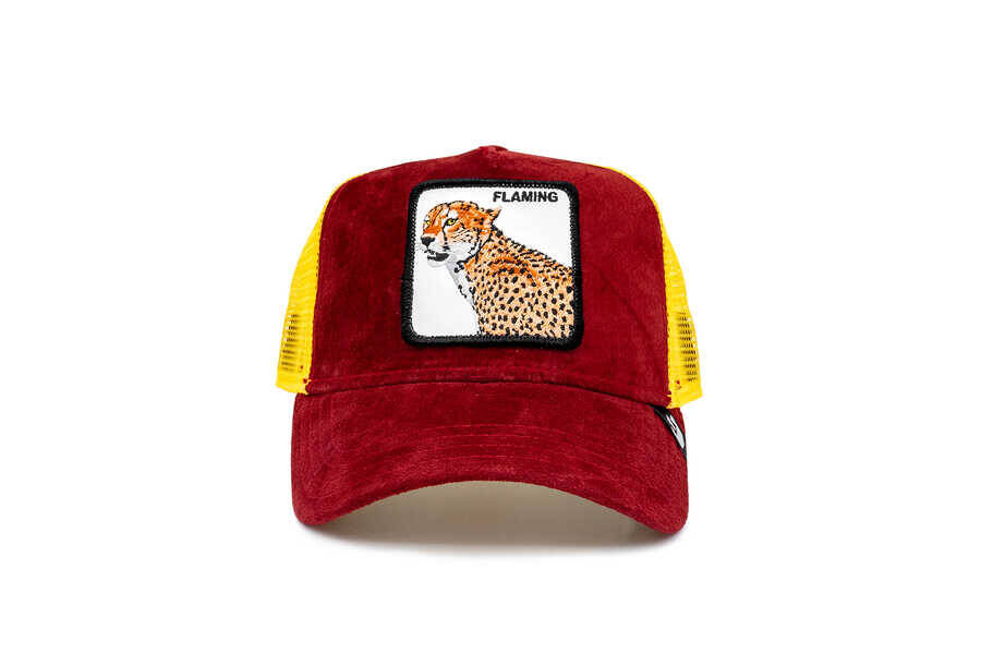 Goorin Bros Hot Cheetah ( Kaplan Figürlü) Deri Görünümlü Şapka 101-0871