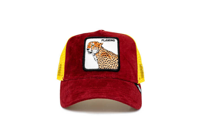 Goorin Bros Hot Cheetah ( Kaplan Figürlü) Deri Görünümlü Şapka 101-0871 - Thumbnail