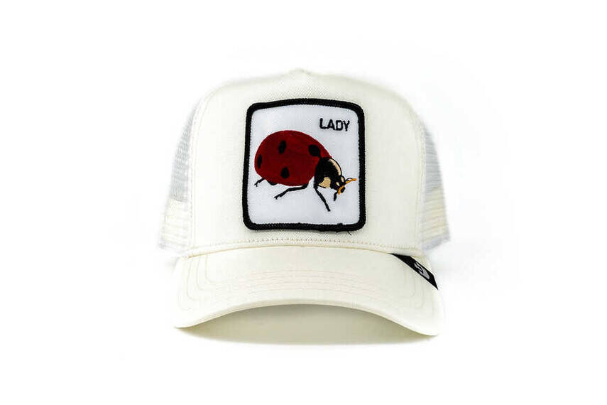 Goorin Bros Spot (Uğur Böceği Figür) Beyaz Şapka